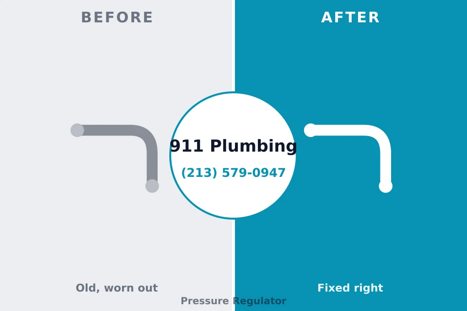 Before and after: plumbing repair Garrettsville, OH